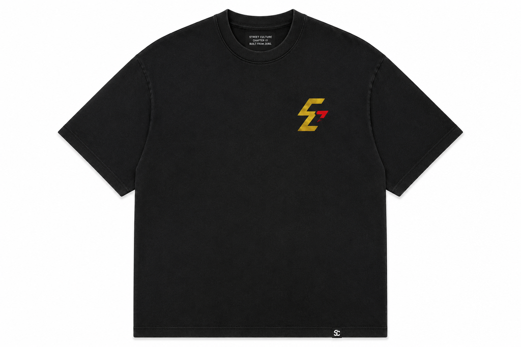 STREET CULTURE TEE S1721 // GOLD SIGNAL 001