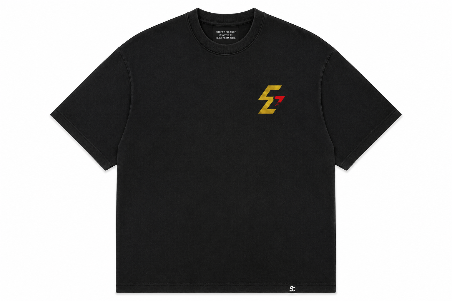 STREET CULTURE TEE S1721 // GOLD SIGNAL 001