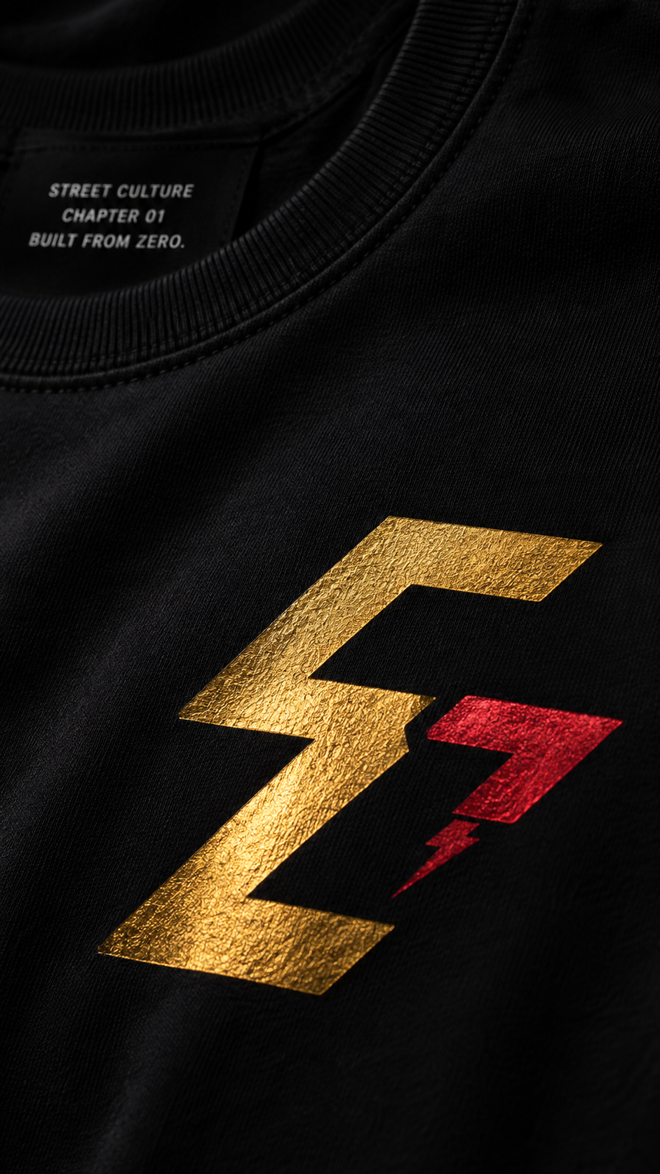 STREET CULTURE TEE S1721 // GOLD SIGNAL 001