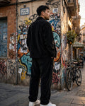 STREET CULTURE - Conjunto Pana Premium 2 Piezas - Caqui / Negro / Azul